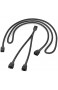 KabelDirekt – 3-Pin Lüfter Verlängerungskabel 90cm + 3-Pin Lüfter auf 2 x 3-Pin Lüfter Y-Kabel 15cm