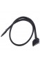 Phobya SATA Strom Verlängerung intern 60cm - schwarz Kabel SATA Kabel