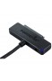 Poppstar Festplatten-Adapter (USB 3.1 Gen 2 Typ C) Sata USB Kabel für externe Festplatten (SSD HDD 2 5 u. 3 5 Zoll) bis zu 10 Gb/s UASP Support 1m Kabellänge (Netzteil Optional)
