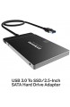 Sabrent Festplatten - Zubehör Gehäuse Adapter USB 3.0 zu SSD / 2 5-Zoll-SATA-Festplatten Adapter [Optimiert für SSD Unterstützt UASP SATA III] (EC-SSHD)