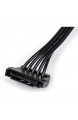 StarTech.com 4x SATA-Splitter Adapterkabel - 4-fach Serial-ATA Kabel