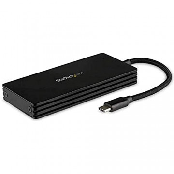 StarTech.com M.2 SSD-Gehäuse für M.2-SATA-Laufwerke (USB 3.1 G - USB-C - tragbares externes M.2-Gehäuse)