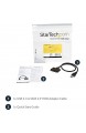StarTech.com USB 3.1 auf 2 5 Zoll (6 4cm) SATA III Adapter Kabel mit UASP - USB 3.1 zu SATA SSD/HDD Konverter / Adapterkabel