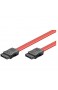 Wentronic HDD S-ATA Kabel 1 5GBs/3GBs (S-ATA L-Type auf L-Type) 0 5 m rot