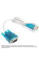2 Stück HL-340 USB zu RS232 Serial Port Adapter 9-poliges serielles Kabel für Modem/Digitalkamera/ISDN Terminal Adapter