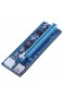 balikha VER006C PCI E GPU Riser 6Pin SATA USB 3.0 Netzteilkarte für Bitcoin