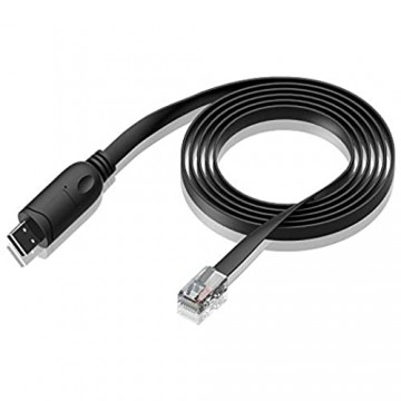 DriverGenius USB RJ45 Cisco Konsolenkabel FTDI Chip - USB RS232/DB9/ auf RJ45 Console Router Switch Cable ersetzen - für Windows MacOS(Intel) Linux (1.8M)