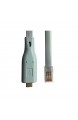 Ersatzkabel für Cisco Konsole Typ C USB auf RJ45-1 8 m FTDI Chip – USB auf DB9 + 72-3383-01 kompatibel mit Mac MacBook