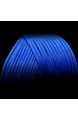 EZDIY-FAB Sleeved Cable - Kabelverlängerung für Stromversorgung mit Combs 24 PIN 8PIN 6PIN 4 + 4 PIN mit Combs-Blau