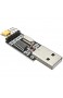 FEIYI Konverter Board 5 Stück 3 3 V 5 V USB zu TTL Konverter CH340G UART Serielles Adaptermodul STC