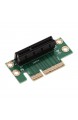 PCI Express PCIe 4X Adapter Riser Karte 90 Winkel für 1U / 2U Servergehäuse