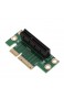 PCI Express PCIe 4X Adapter Riser Karte 90 Winkel für 1U / 2U Servergehäuse