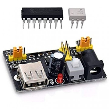 RETYLY Grundlegendes Starter Kit für Elektronik Komponenten mit 830 Breadboard Kabel Widerst？Nden mit Verbindungs Punkten