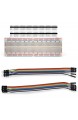RETYLY Grundlegendes Starter Kit für Elektronik Komponenten mit 830 Breadboard Kabel Widerst？Nden mit Verbindungs Punkten