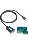 Ruiqas RS232 Serial Port Kabel USB 2.0 auf RS232 DB9 Serial Port Adapter Kabel mit FTDI Prolific Chipsatz für Windows 10/8/7 Mac Linux 3.3FT