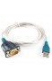 UC232 FTDI USB RS232 Serielles Adapterkabel mit DB9 Stecker Full Pinout kompatibel mit UC232 US232 Kabel (USB A Stecker FT232rl 150 cm)