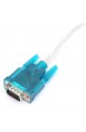 USB an serielle RS232 Schnittstelle USB To RS232 Serial Port 2 Stücke HL-340 USB zu RS232 Serial Port Adapter 9 Pin Serial Cable fit für Win95 / 98 / 98se / ME / 2000 / XP / win7 32bit 64bit / Vsita
