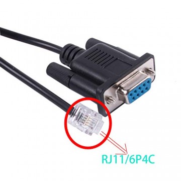 USB auf RJ11 Kabel für Skywatcher EQ6 EQ5 HEQ5 EQMOD ASCOM PC zum Anschluss der Synscan Handsteuerung (180 cm db9 auf rj11 6p4c)