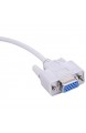 Ba30DEllylelly 0 3 Meter tragbares VGA SVGA 1 PC to 2 Monitor Stecker auf 2 Doppel Buchse Y Adapter Splitter Kabel 15 PIN