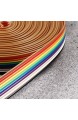 Flachkabel-Band Bestomz 5 m 10 Pin IDC-Kabel Regenbogen