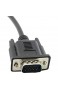 HD 15Pin VGA D-Sub DB15 Kurzes Videokabel Kabel Stecker zu Stecker für Monitor 30cm-Schwarz