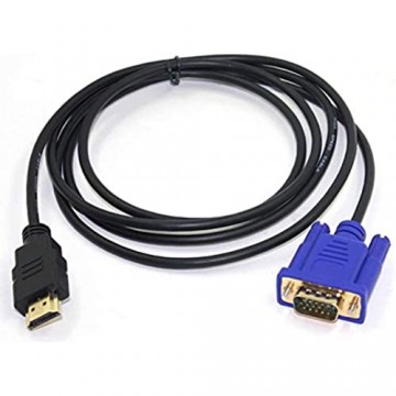 HDMI auf VGA Kabel 1 8 m 1080 P HDMI-Stecker auf VGA-Stecker D-Sub 15-polig Übertragungskabel ohne Konvertierungsfunktion
