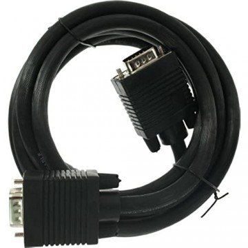 InLine 17710B S-VGA Kabel 15pol HD Stecker / Stecker schwarz 3m