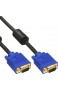 InLine 17719S S-VGA Kabel Premium 15pol HD Stecker / Stecker schwarz 2m