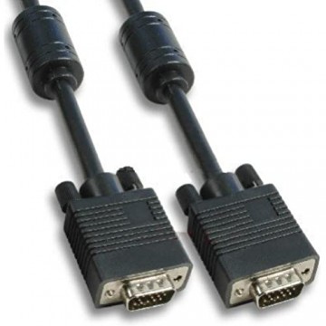 Ligawo 6515001 Premium VGA Kabel mehrfach geschirmt mit Ferritkern 1 8m schwarz