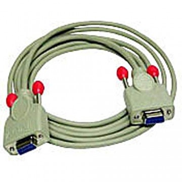 LINDY 31579 Nullmodem-Kabel 9 pol. Kupplung/Kupplung 10m