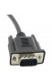 MXECO HD 15Pin VGA D-Sub DB15 Kurz Video-Kabel Kabel Stecker auf Stecker für Monitor 30cm (Schwarz)
