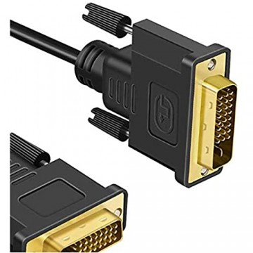 NIAGUOJI DVI auf VGA Adapter 1080p aktiver DVI-D-auf-VGA Adapter Konverter 24+1 Stecker auf Buchse unterstützt 60 Hz und 3D für DVI-Systeme zum Anschluss an VGA-Monitore
