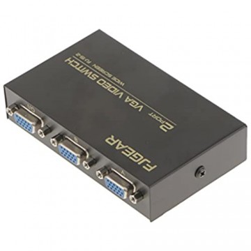 Sharplace 2 Ports VGA Monitor Schalter doppelrichtend 2In 1Out VGA Umschalter VGA Splitter