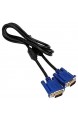 SVGA VGA MM Male to Male Monitor Extension Cable - Blue Supports resolutions at 800x600 (SVGA) 1024x768 (XGA) 1600x1200 (UXGA) 1080p (Full HD) 1920x1200 (WUXGA)