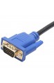 ULTNICE VGA Kabel 1.8M HDMI Gold-Stecker auf VGA Monitor Kabel/ HDTV bis zu 1080P(ohne eingebauter Chip)
