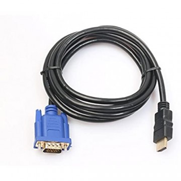 ULTNICE VGA Kabel 3M HDMI Gold-Stecker auf VGA Monitor Kabel(ohne eingebauter Chip)