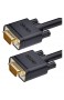 UNITEK VGA 1.5m Kabel 1080P VGA/SVGA Video Monitor coaxial Verlängerungskabel HD mit 2 ferritfilter/vergoldeten Kontakte/15-polig HD Stecker kompatibel für Projektoren Hdtvs Displays