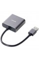 USB 3.0 auf VGA Adapter BENFEI 1080P Full HD Stecker auf Buchse Konverter[Aluminum Alloy]