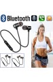 AN Laufendes Bluetooth-Headset In-Ear-Kopfhörer Mit Hängendem Nacken Binaurale Stereo-Funkkopfhörer in HD-Qualität Schwarz
