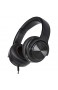  Basics – Kabelloses Over-Ear-Headset mit Bluetooth Micro-USB und 3 5-mm-Audiokabel schwarz