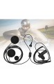 Funsprechgerät Vollgesichtshelm Kopfhörer Haltbar Zuverlässig Zwei Pin Walkie Talkie Ohrhörer Einfach Bedienen Tragbar Funksprechanlage Headset Geeignet für Motorrad Fahrrad ATV