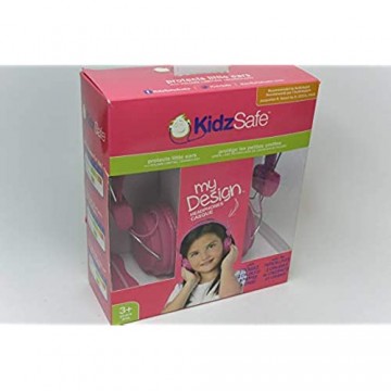 KidzSafe KS-2013-BGDIY-ROH Kopfhörer für Kinder Pink