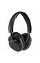MW65 ANC Wireless Over-Ear-Kopfhörer Noise Cancelling Kopfhörer Premium Kopfhörer Bluetooth Kopfhörer mit Mikro – Schwarz/Schwarz