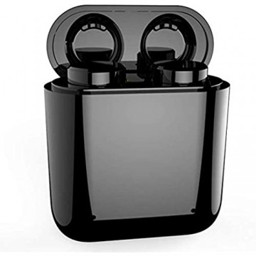T-XYD Mini-Kopfhörer Echte wasserdichte Touch-Kopfhörer echte Bluetooth V 5.0-Kopfhörer mit Noise Cancel-Stereo-Ladebox