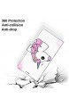 TOUCASA Handyhülle für Xiaomi Mi 8 Lite Hülle Premium Brieftasche PU Leder Flip [Kreativ Gemalt] Stoßfeste Case Handytasche Klapphülle für Xiaomi Mi 8 Lite (Einhorn)