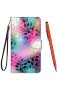 TOUCASA Handyhülle für Xiaomi Redmi 4A Hülle Premium Brieftasche PU Leder Flip [Kreativ Gemalt] Stoßfeste Case Handytasche Klapphülle für Xiaomi Redmi 4A (Bunte Blätter)