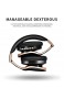 WTTHCC Drahtlose Kopfhörer Bluetooth-Headset Faltbare Stereo-Kopfhörer Gaming-Kopfhörer Mit Mikrofon Für PC Mobiltelefon Mp3 Schwarz