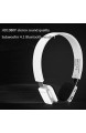 WYH Kabellose Bluetooth-Kopfhörer mit aktiver Geräuschunterdrückung On-Ear-Kopfhörer tiefer Bass kabelloses Headset mit Mikrofon für Reisen/Arbeit schweißresistent (Farbe: schwarz)