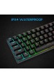 60% Gaming-Tastatur 61 Tasten Bluetooth 5.1 Wireless/Wired Mechanische Tastatur mit RGB-Hintergrundbeleuchtung und PBT-Tastenkappe wasserdicht Hot-Swap-fähig(Optical Brauner Schalter) QWERTY Layout