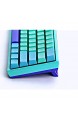 BOYI Boyi 61 Mini-Tastatur 60 % Szie RGB mechanische Tastatur PBT Keycap Cherry MX Switch Gaming Tastatur (Cherry MX Brown Switch Froze Lama Limited Farbe)